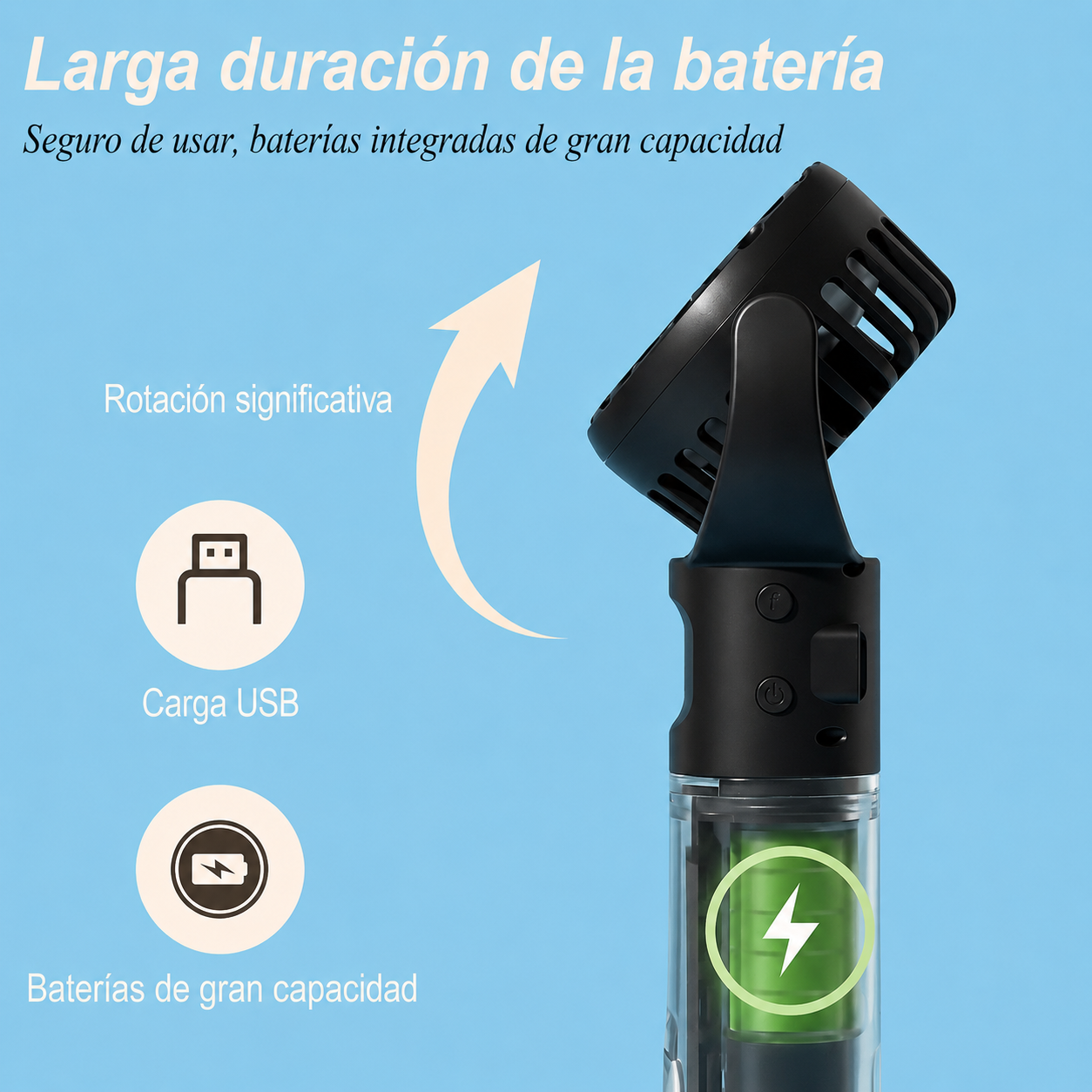 Ventilador Pulverizador Portátil