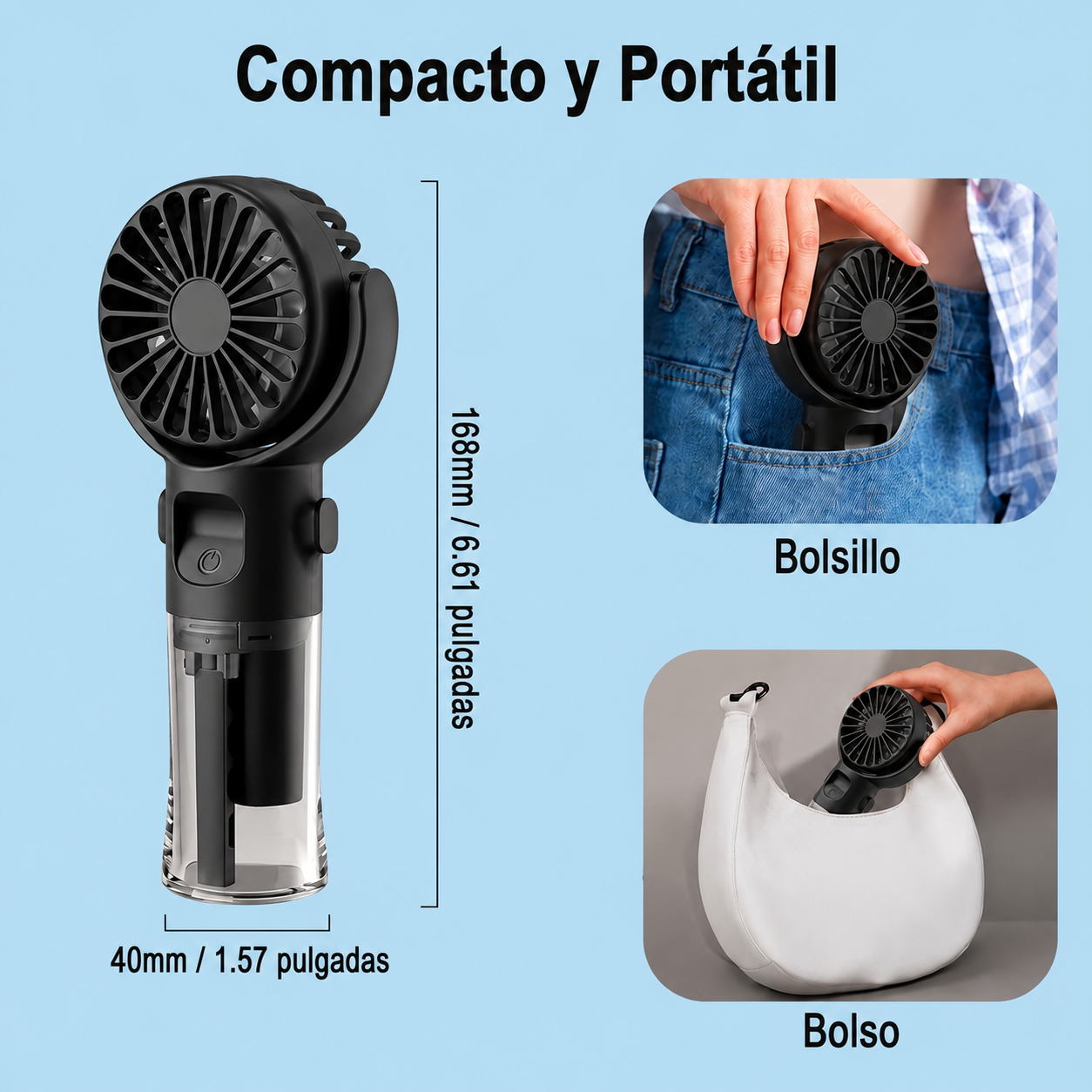 Ventilador Pulverizador Portátil